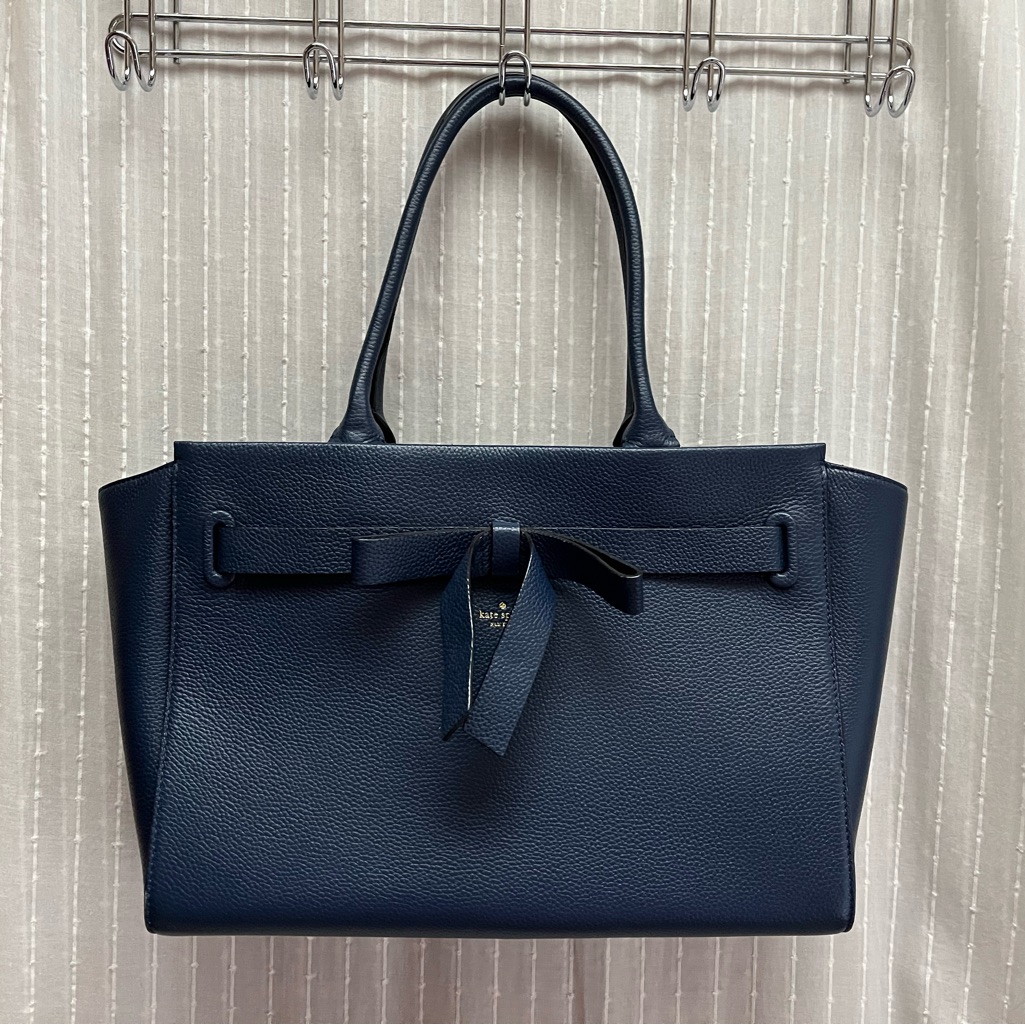 Kate Spade Joley Dark Blue Leather Bag